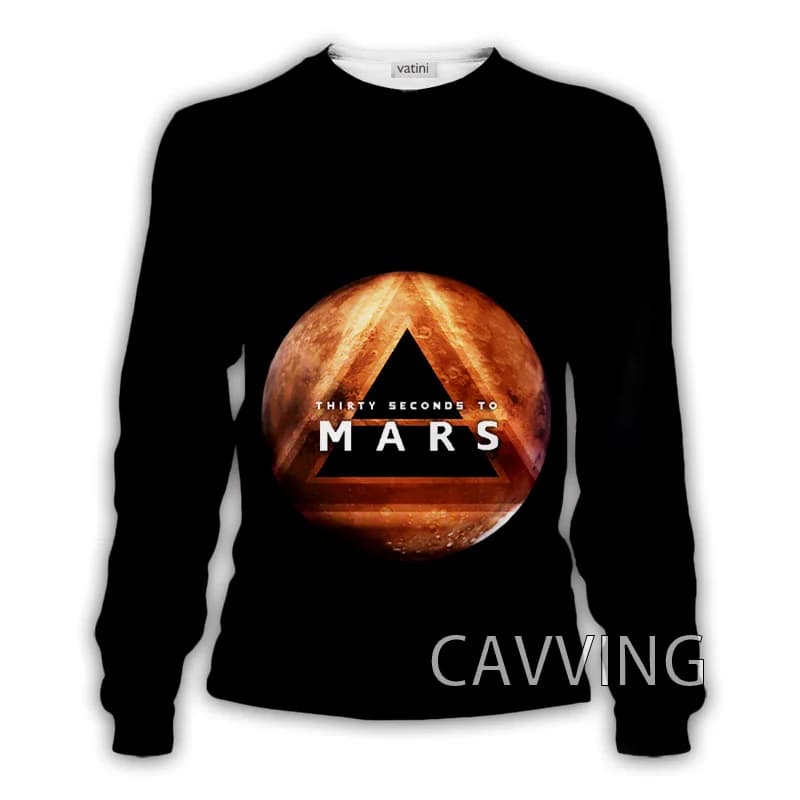 Sweat-shirt col ras du cou 30 secondes pour homme et femme, impression 3D, style Harajuku, manches longues, nouvelle mode, C02