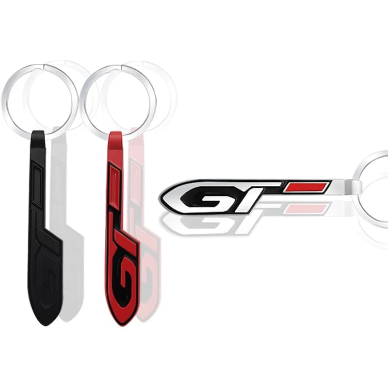 Porte-clés en alliage de Zinc avec Logo GT, porte-clés en métal pour Peugeot GT LINE 5008 206 208 3008GT 2008 508 408 308