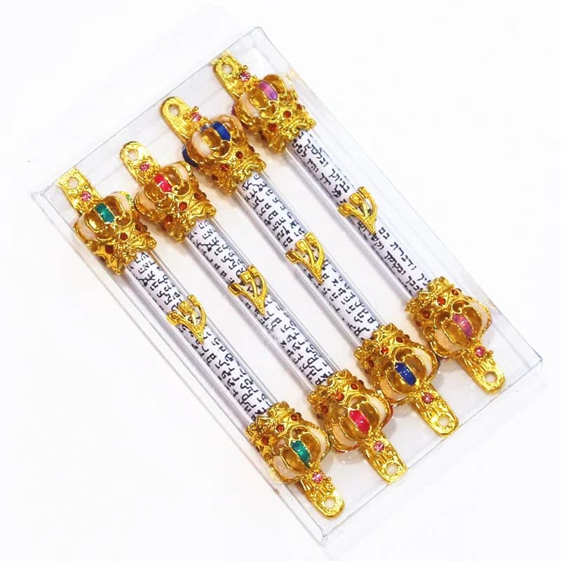 Étui Mezuzah, décoration de maison juive, ustensiles d'église Hanukkah, décor Menorah
