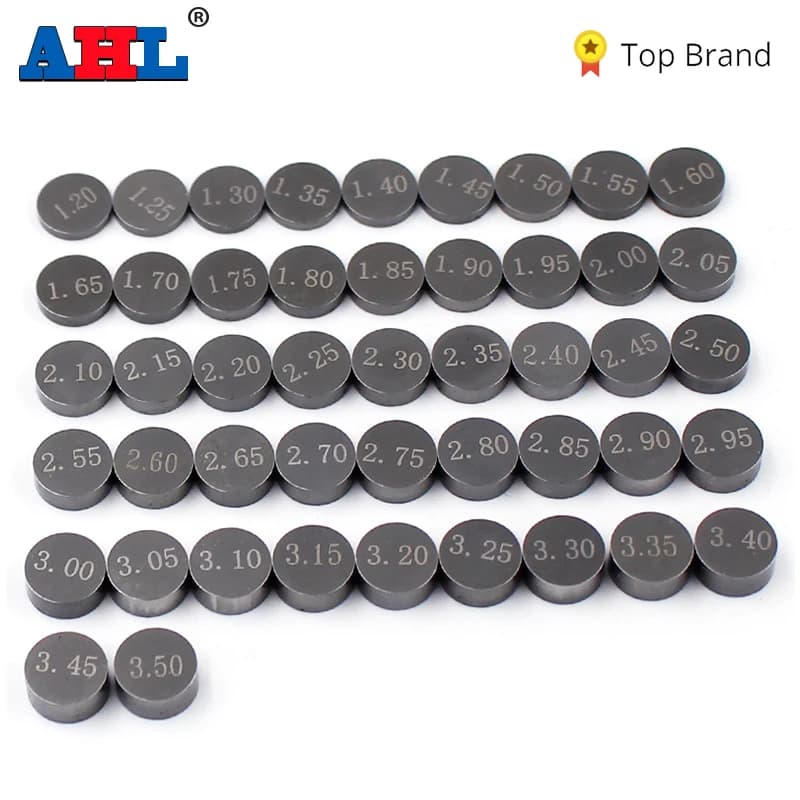 Joint de Valve réglable, pièces de moteur de moto, cale de recharge complète 7.48mm, Kit pour Honda, Suzuki, Yamaha AHL, 5 pièces