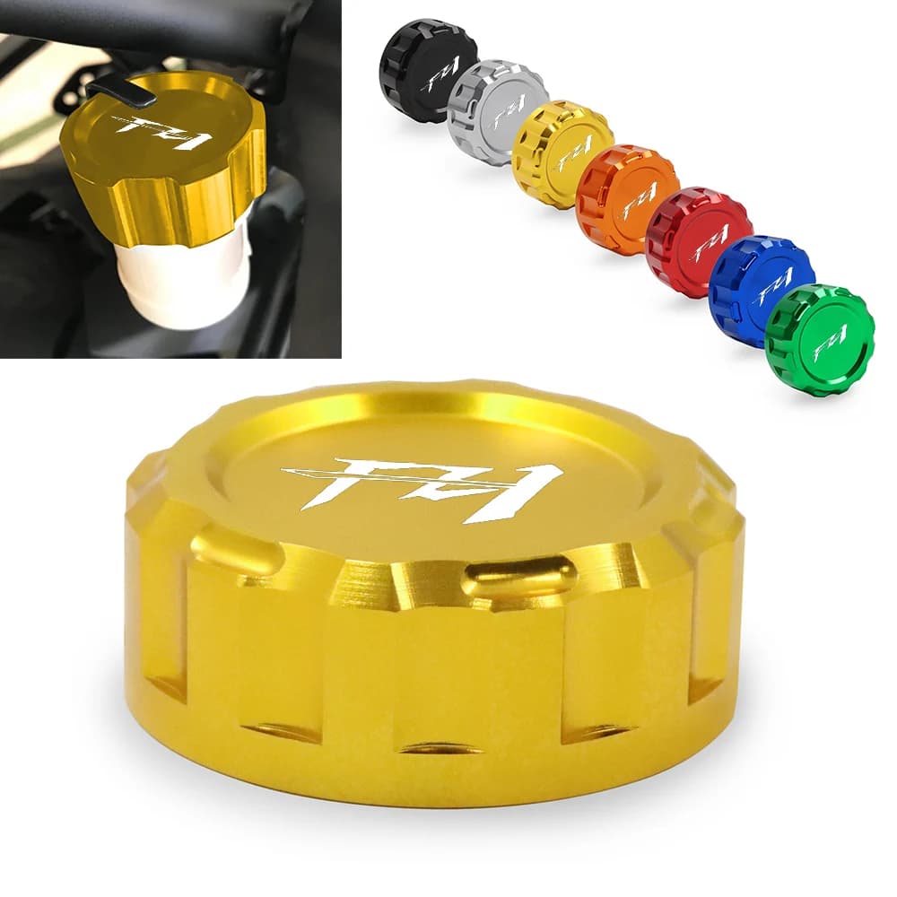 Couvercle de réservoir principal à intervalles, capuchon de frein arrière, CNC, universel, YAMAHA FZ1, FZ 1, FZ1S, FZ6, FAZER, FZ6R, FZ6S, FZ6N, toutes les années, scanner