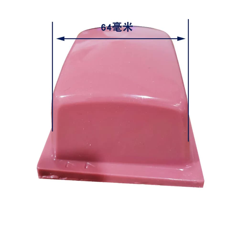 Machine d'impression à tampon de marquage, consommables, tête en caoutchouc, haute qualité et meilleur prix, pièce d'outil 64X80 MM