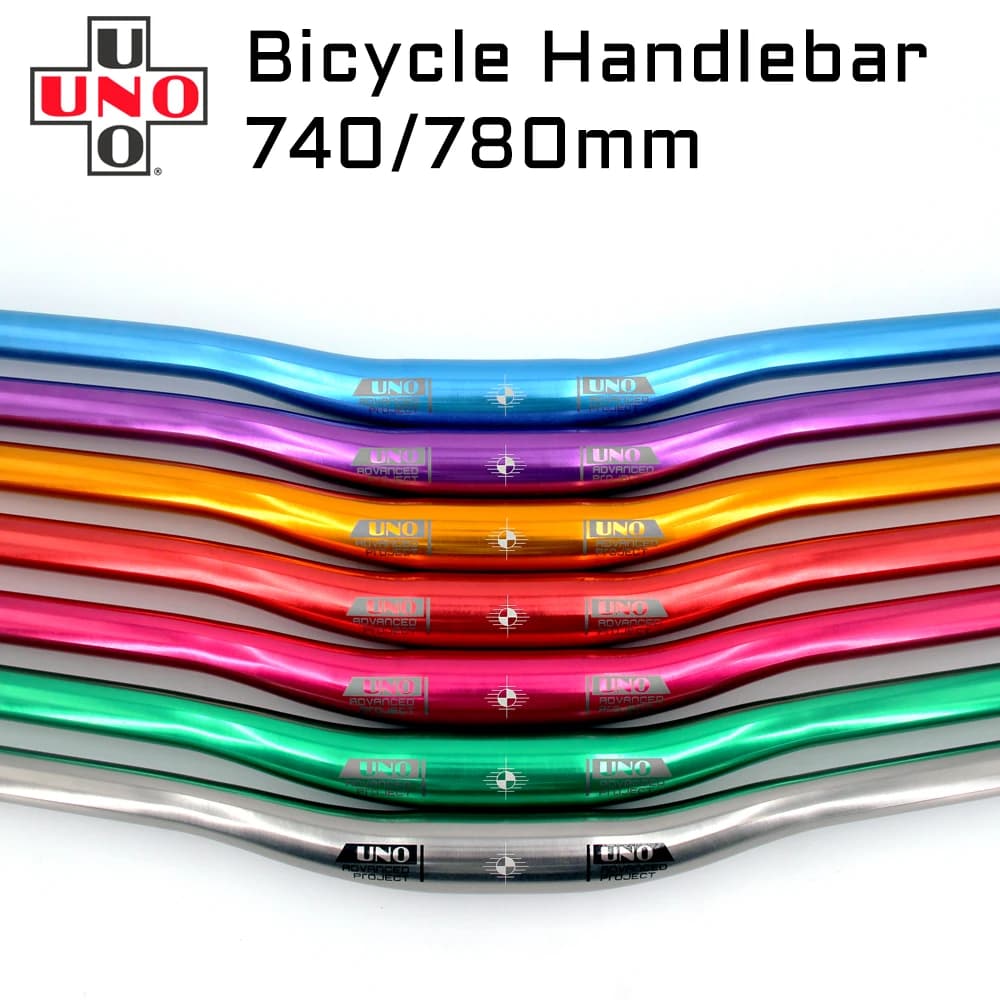 Guidon de vélo en alliage d'aluminium UNO guidon de vélo Extra Long 31.8MM 780MM barres de vélo guidon vélo Uno volant
