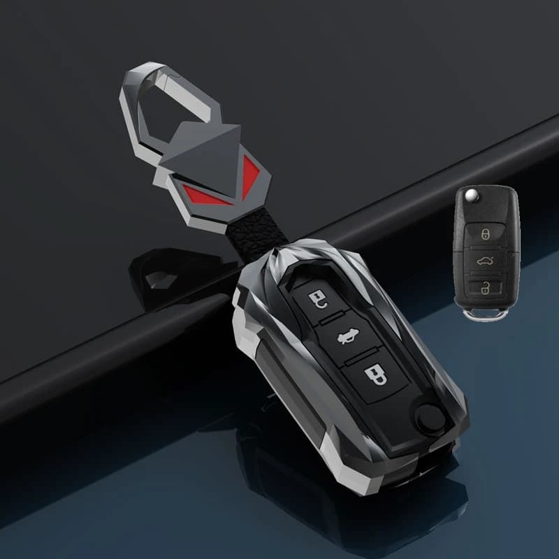 Housse de protection pour clé de voiture, étui pour clé de voiture Skoda Octavia A5 pour VW Tiguan Golf MK5 Bora Jetta POLO Passat pour Seat Ibiza Leon