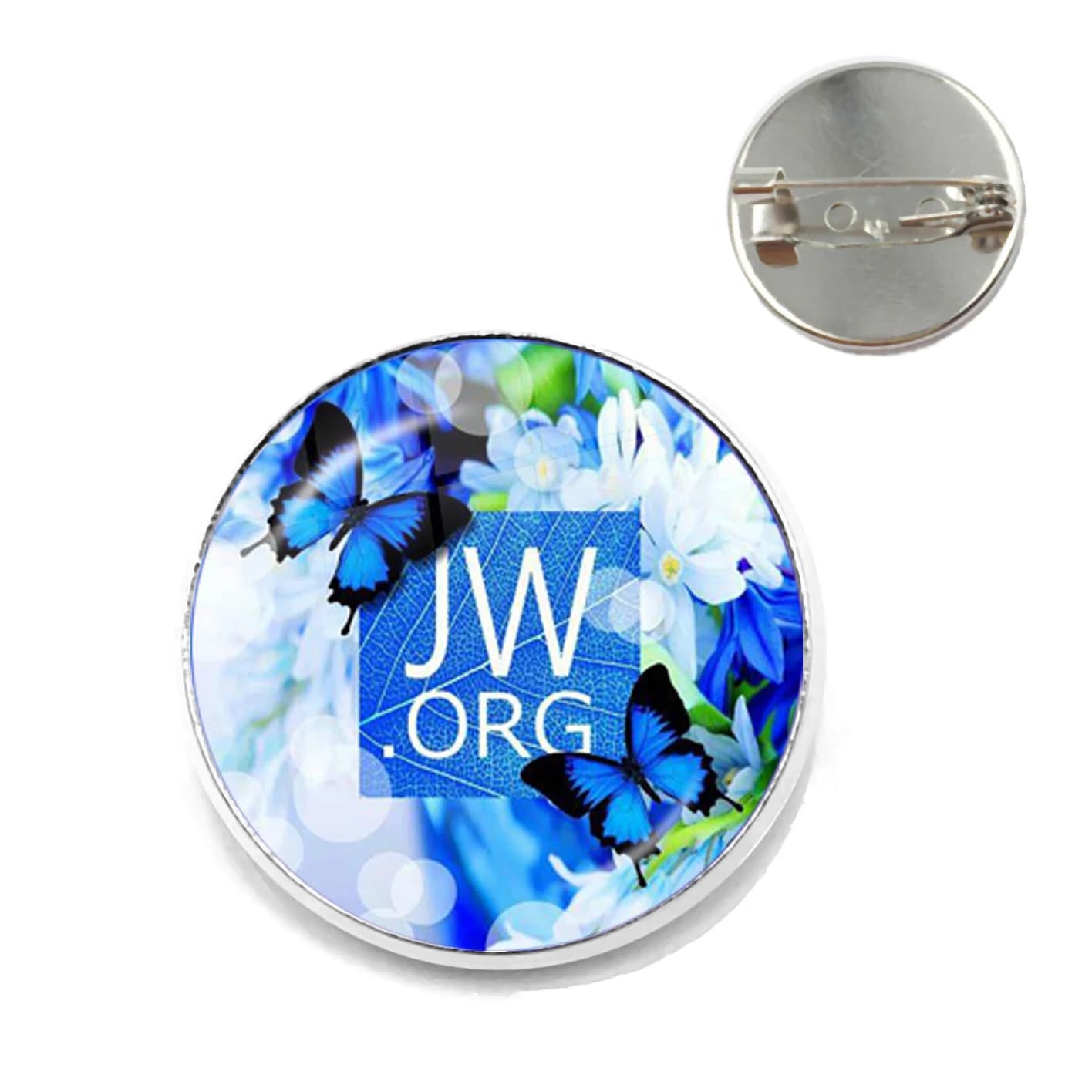 2020 nouveauté JW.ORG broches épinglettes Steampunk témoins de jéhovah collier broche verre Photo Cabochon broche bijoux cadeau