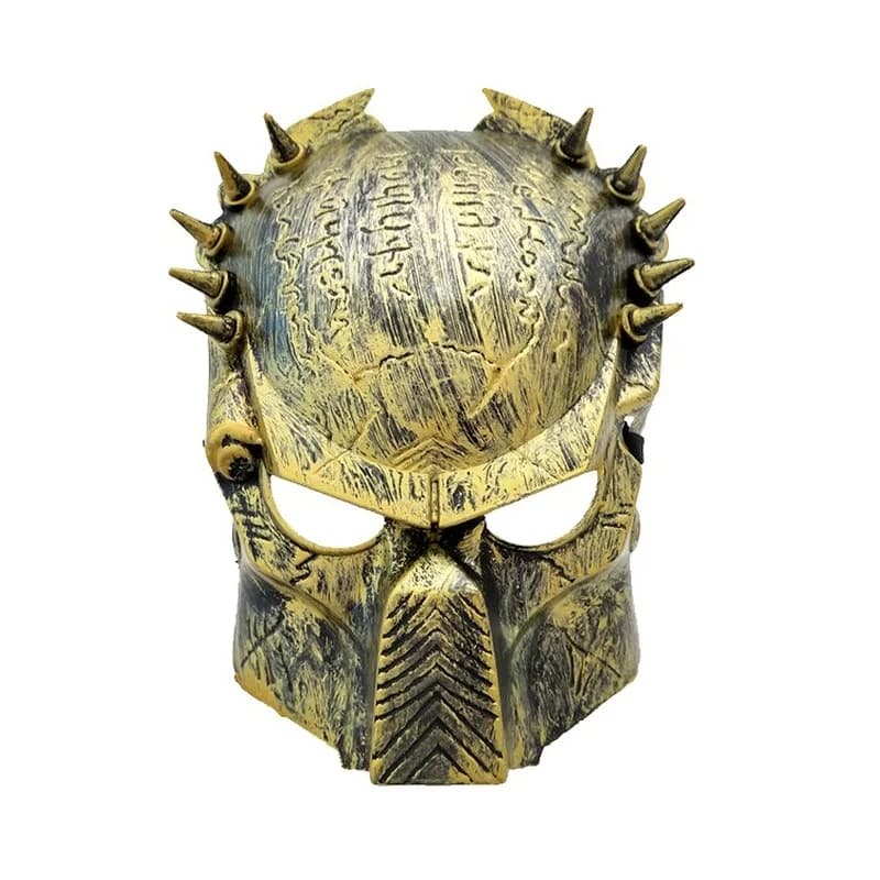 Masque d'horreur de prédateur d'Halloween, masque de loup solitaire, fer à pression de rivet, fournitures de costume de cosplay, nouveaux masques de prédateurs chauds