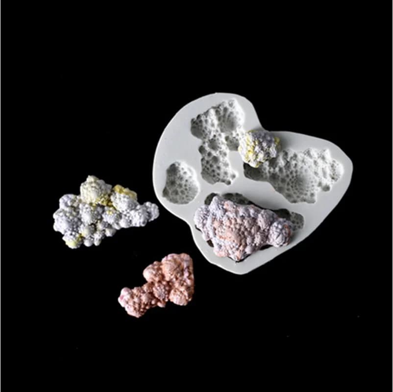 Moule en silicone liquide de moulage de corail 3D, accessoires de cuisson de gâteaux au chocolat, outil de fabrication d'argile douce