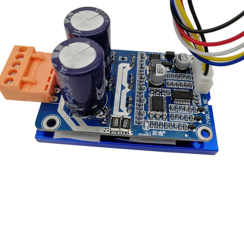 Contrôleur de moteur BLDC 18-50V 15A pour moteur BLDC sans capteur, contrôleur de moteur JYQD-V8.5E avec dissipateur thermique et fils de connexion