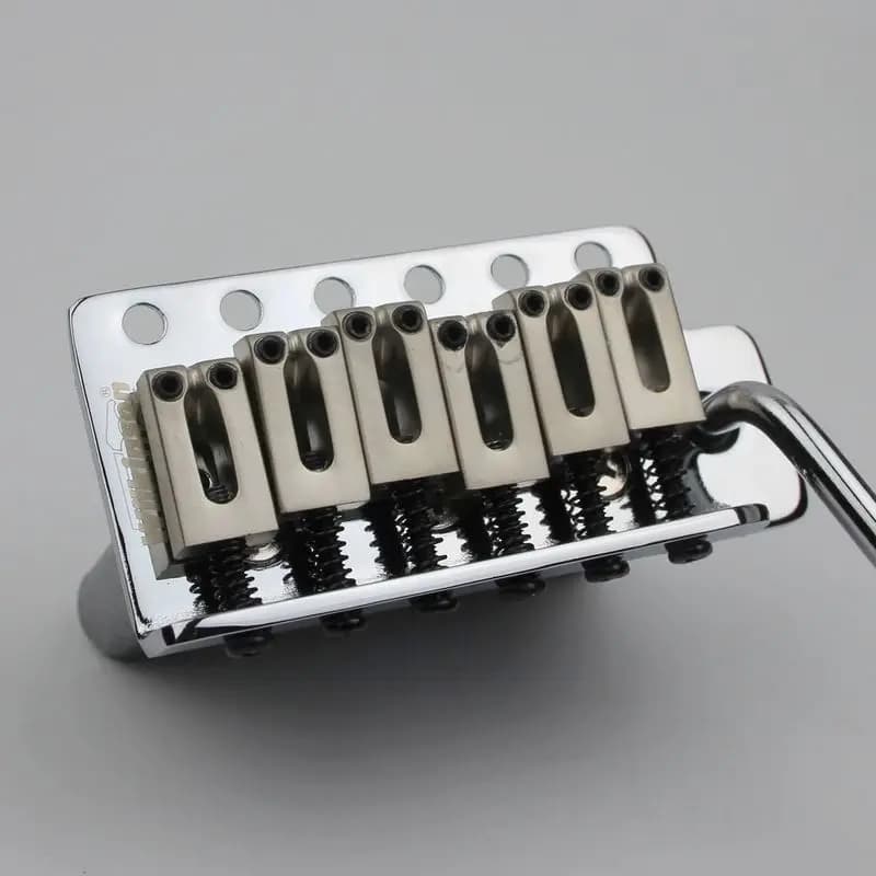 Wilkinson WOV02 6 vis Type ST guitare électrique système trémolo pont pour guitare Strat Chrome argent