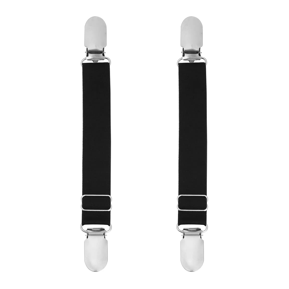 Porte-jarretelles à bande élastique unisexe pour femmes et hommes, porte-chemise, chaussettes stationnaires, attaches à bretelles, pinces à bouche de canard, accessoires de lingerie sexy