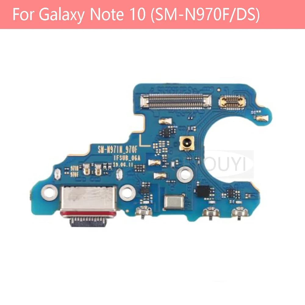 Connecteur de Dock USB, Port de chargement, câble flexible, pièce de réparation pour Samsung Galaxy Note 10 N970F PLUS N976B