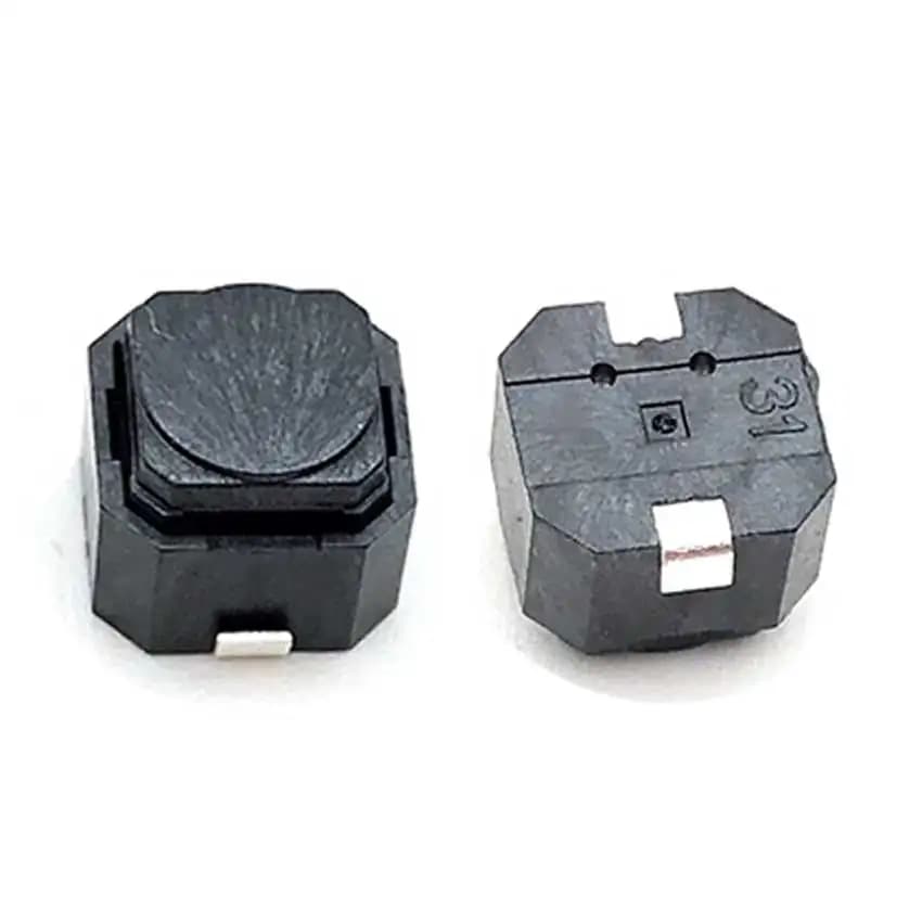 Cltgxdd 10 pièces 6*6*4.3/6*6*5 SMD interrupteur en Silicone silencieux interrupteur à pales Micro bouton de commutation interrupteur tactile 6x6x4.3mm/5mm