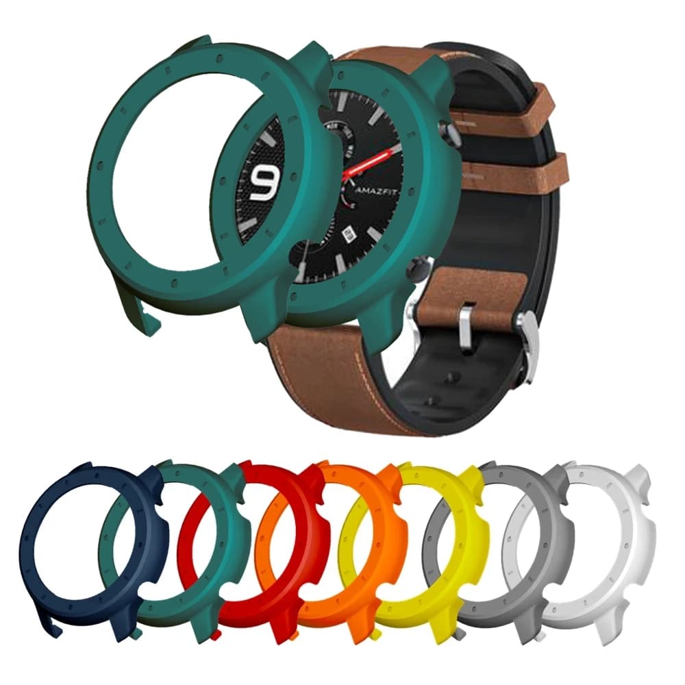 Pour Amazfit GTR 47mm 42mm boîtier de protection bord cadre coque pour Huami Amazfit GTR montre intelligente manchon de protection PC pare-chocs