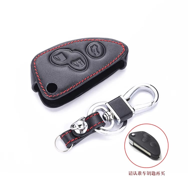 Étui à clés de voiture en cuir pour adieu Romeo, porte-clés pliant, porte-clés à distance, coque, housse, 3 boutons, 147, 156, 166, IGHTJTD TS