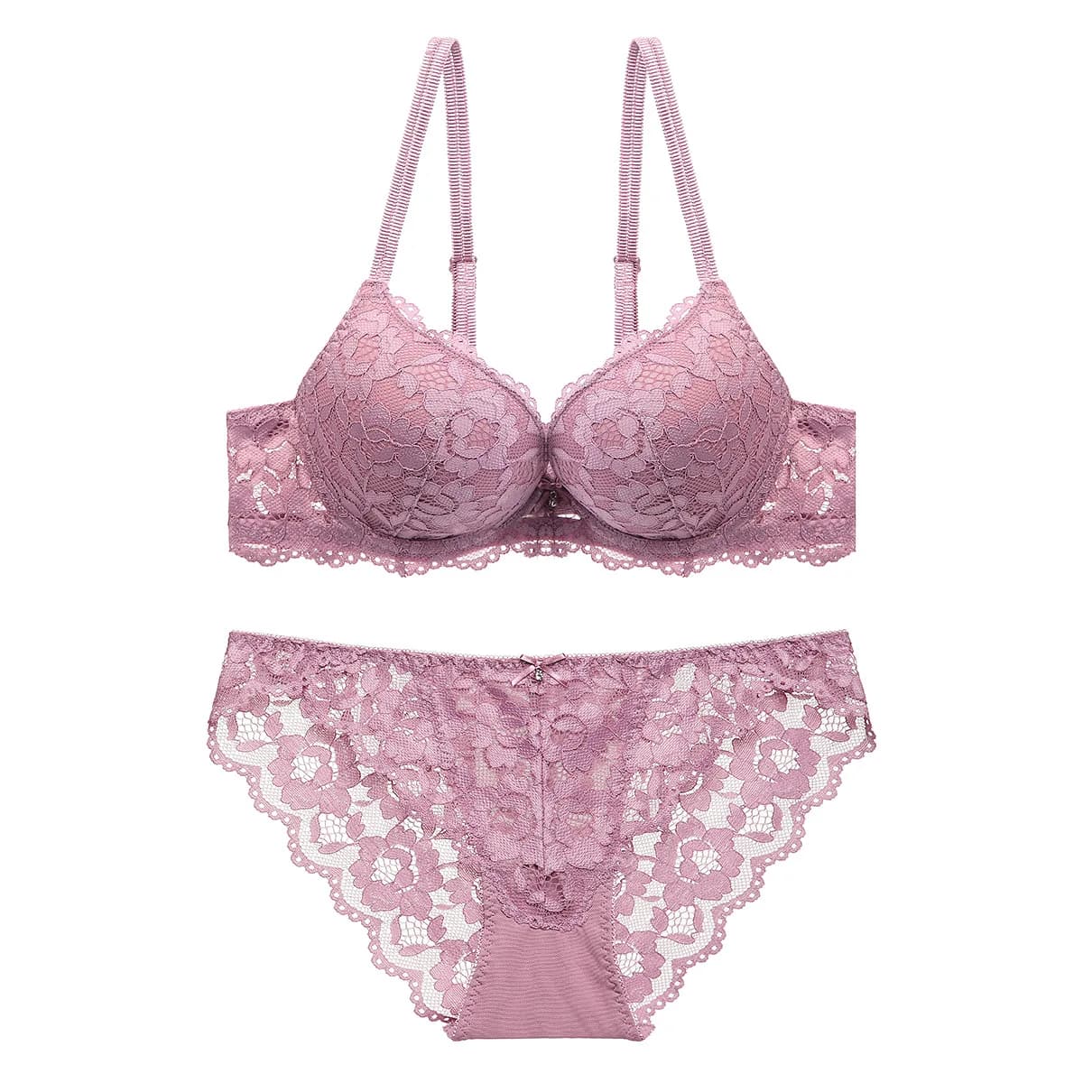 Lingerie Sexy ensemble de soutien-gorge femmes Push Up Lenceria Mujer Femme à armatures Langerie fille Bralette soutiens-gorge et culotte Feminina dentelle Underwe
