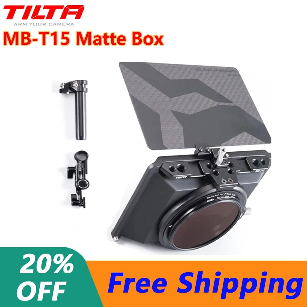 Tilta MB-T15 Mini 256 Boîte 4*5.65 Pour DSLR Appareils Photo Sans Miroir Pare-Soleil Accessoires utiliser Pour A7/BMPCC/S1H VS