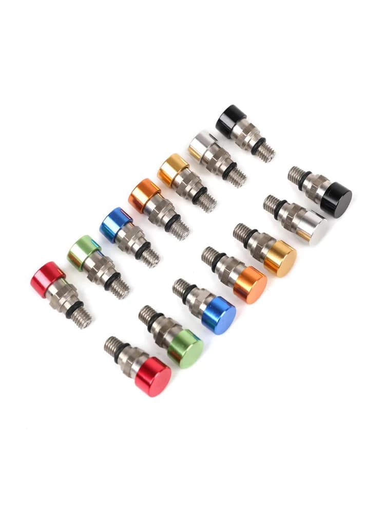 Valve de décharge M5 étanche pour fourche avant, en acier inoxydable, compatible avec CRF YZF KXF