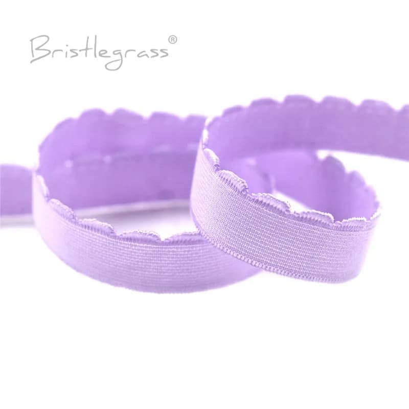Soutien-gorge Picot en peluche, bande élastique, sangle initiée, bande de sauna, lingerie, garniture de couture, 3/8mm, 1/2mm, 5/8mm, 10mm, 13mm, 2 verges, 5 verges, 10 verges, 50 verges