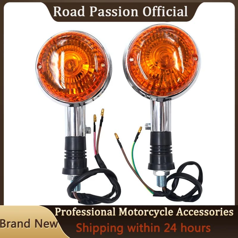 Clignotant pour Yamaha Virago XV250 XV535 XV920 XV1000 XV 250 535 920 1000 Tous Modèles – Indicateur de direction Lumière Ambre