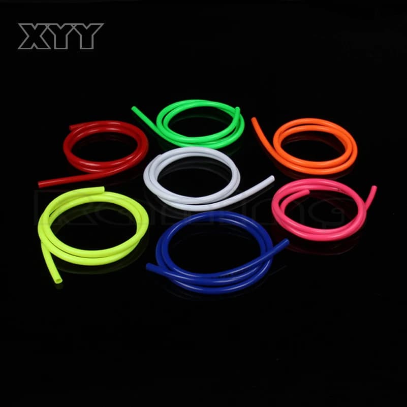 Tuyau d'essence et de carburant pour Moto, 1M, en Nylon, pour Mini Moto, Dirt Bike, vert, rouge, blanc, Orange, rose, Blu