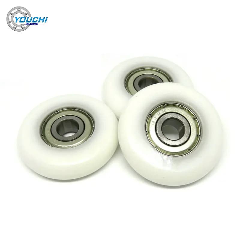 Rouleau rond POM BSR62840-10 8x40x10mm, pour rameur, roues de siège de rameur 8x40x10mm, roulement en plastique OD 40mm