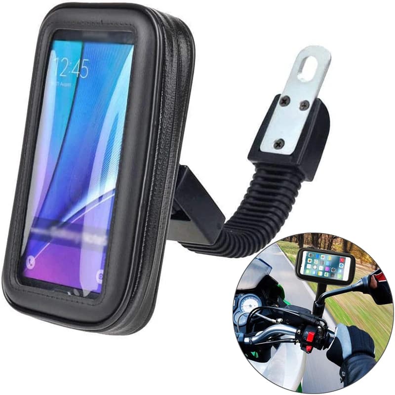 Support de téléphone portable étanche universel pour moto et vélo électrique, fixation sur rétroviseur pour iPhone 16 17 Samsung