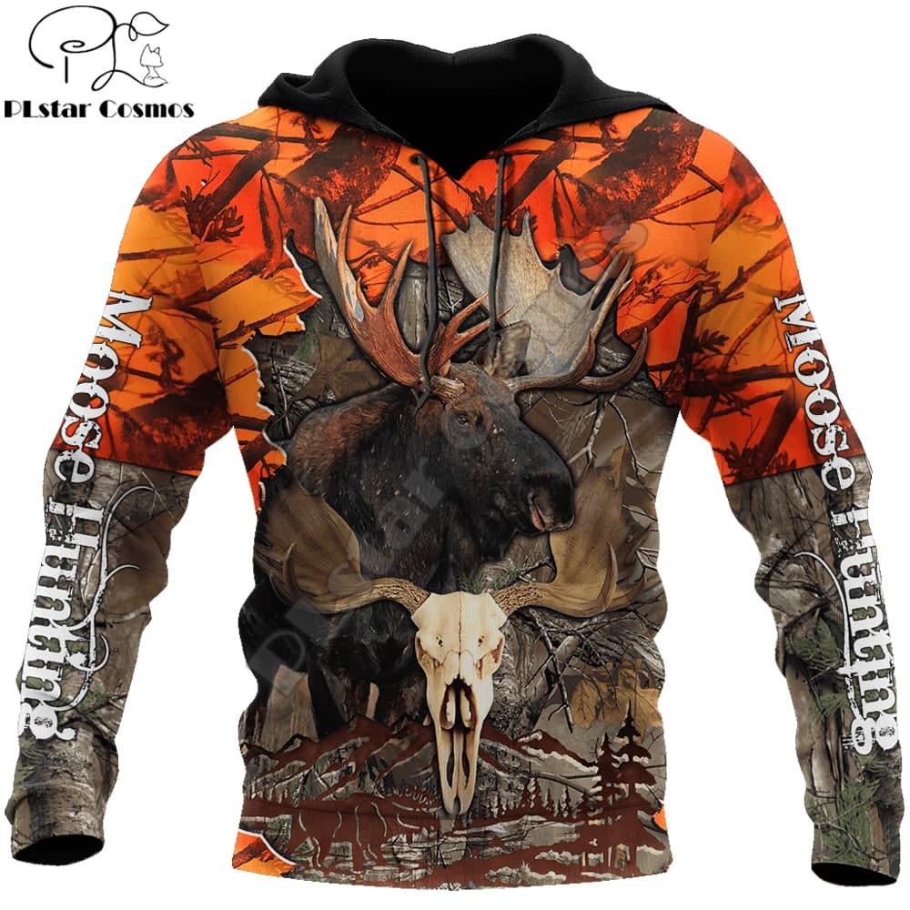 Sweat-shirt à capuche pour hommes, camouflage Orange, imprimé en 3D, mode automne, unisexe, Streetwear décontracté, veste zippée, pull KJ534