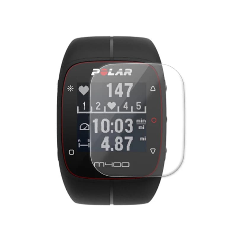 Verre trempé HD pour Polar M400 M430 protecteur d'écran de montre pour Polar M 400 M 430 clair 9H Film de protection Transparent de sécurité