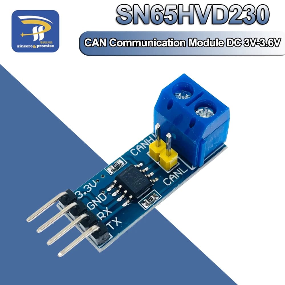 SN65HVD230 VP230 CAN Board Module de développement d'évaluation d'émetteur-récepteur réseau pour carte contrôleur Arduino DC 3 V-3.6 V
