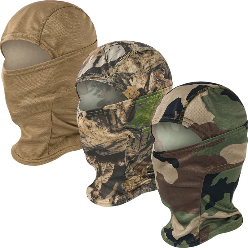Cagoule de Camouflage tactique, masque complet CS Wargame armée chasse cyclisme sport casque doublure casquette militaire Multicam CP écharpe