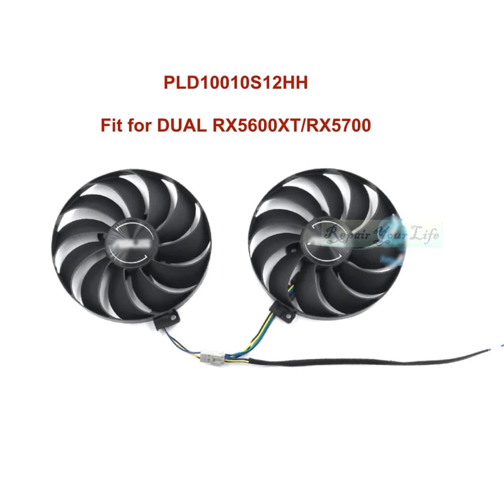 Ventilateur de carte graphique pour ASUS DUAL RX5500XT/RX5600 PC, 95MM, refroidisseur de GPU, T129215SU FDC10U12S9-C, dc 12v, 4 broches, nouveau