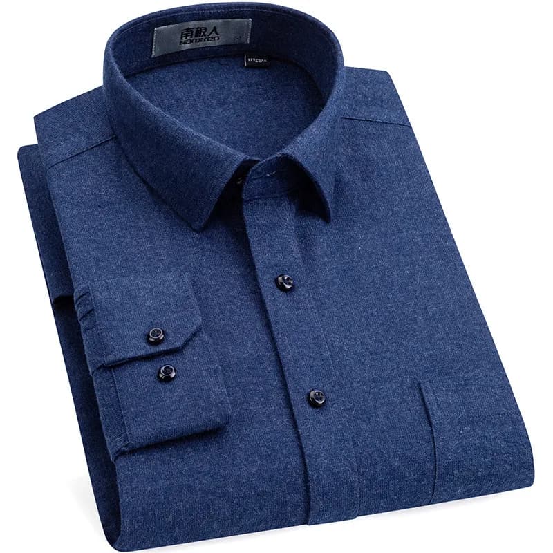 Chemise chaude en polaire pour homme, automne-hiver, tailles M-6XL, modèle 2026, chemise unie à manches longues, style professionnel, grande taille, chemise épaisse et chaude à carreaux