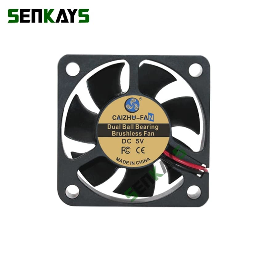 Ventilateur de refroidissement à double roulement à billes pour imprimante 3D XH2.54 2 broches, cc 5V 12V 24V, 50MM 50x50x15mm, 5015