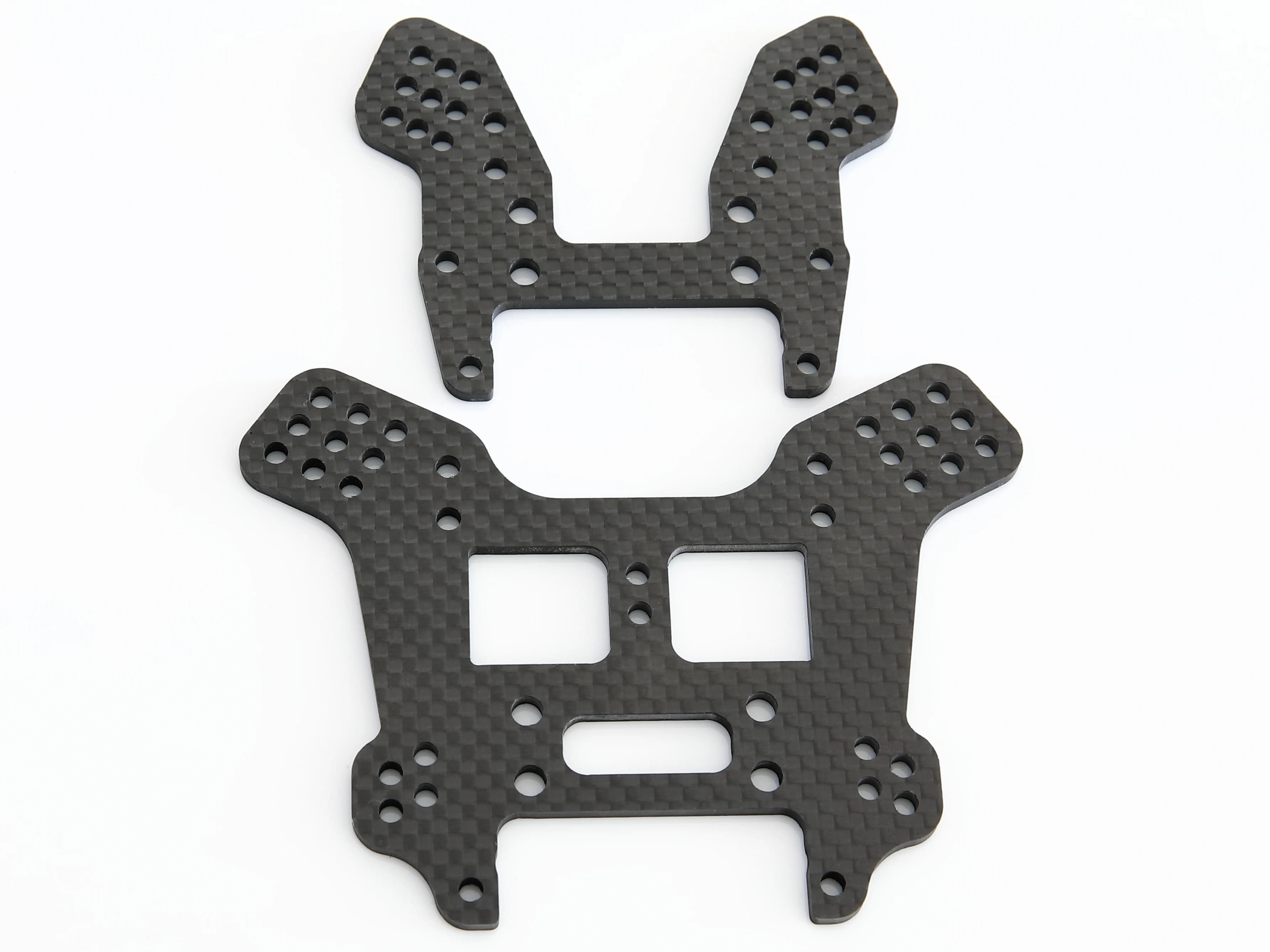 GTBRacing RC voiture Kyosho MP7.5 en Fiber de carbone avant arrière tour de choc ensemble pièce de mise à niveau