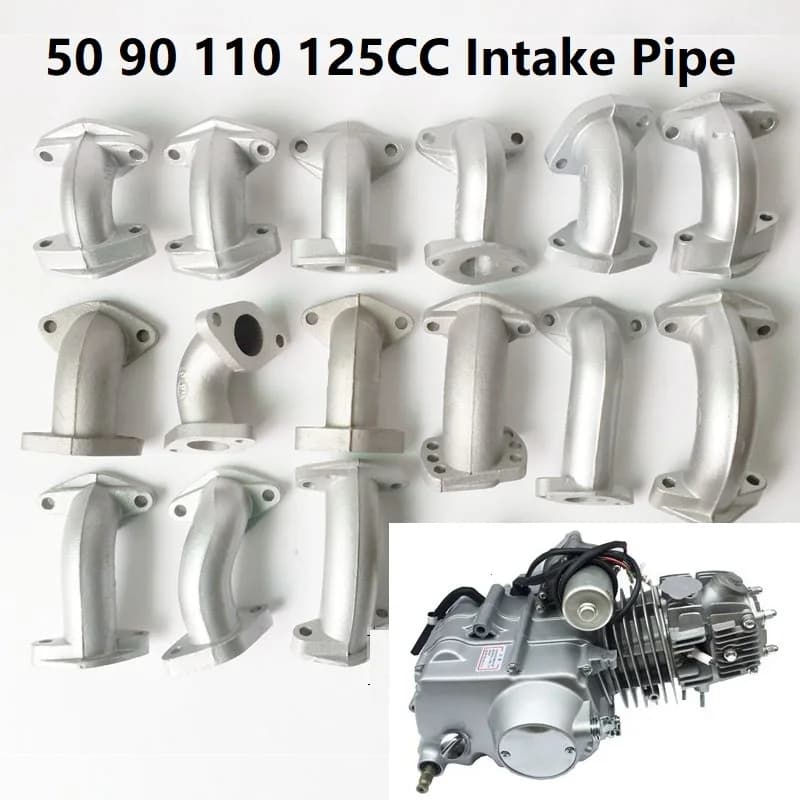 Loncin lifan zongshen kayo collecteur de tuyau d'admission sunl falcon ATV quad dirt pit bike moto 50cc 70cc 90cc 110cc 125cc 150cc