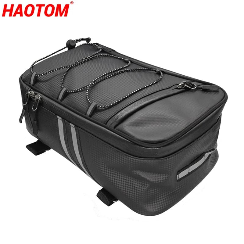 Sac de rangement étanche en cuir PU pour moto et vélo, coffre arrière Electrolux T1, bagages en poudre, sacoche de vélo VTT, sac initié, 8L