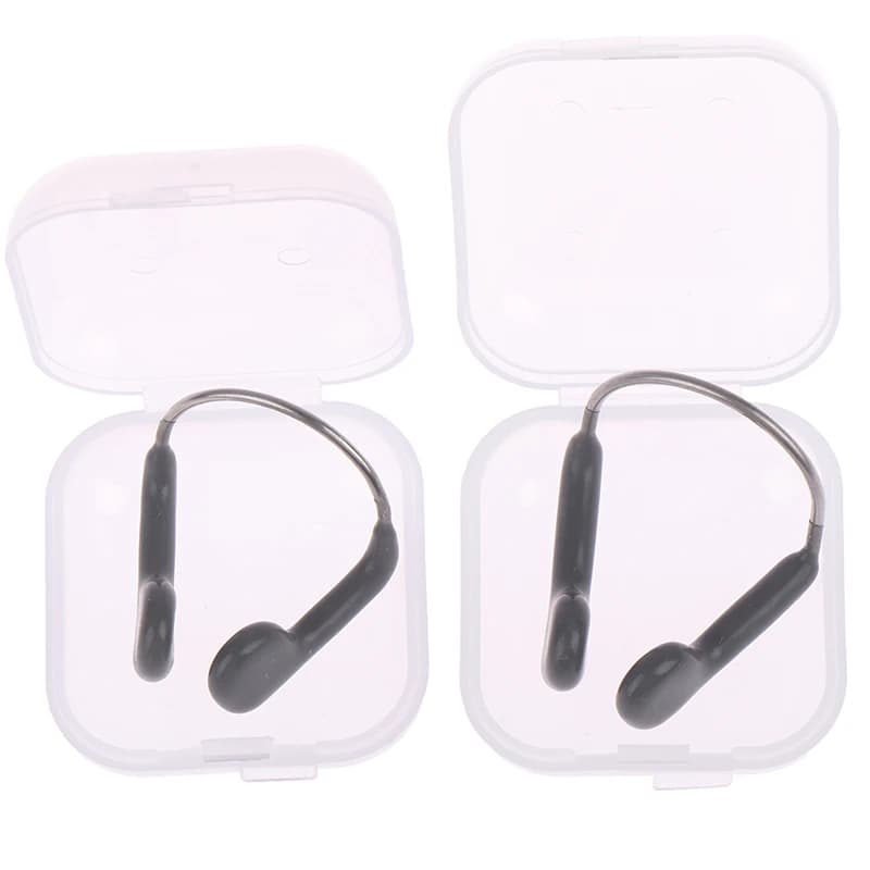 Pince-nez en fil d'acier souple en silicone, antidérapant, natation, plongée, accessoires de sports nautiques, équipement de plongée