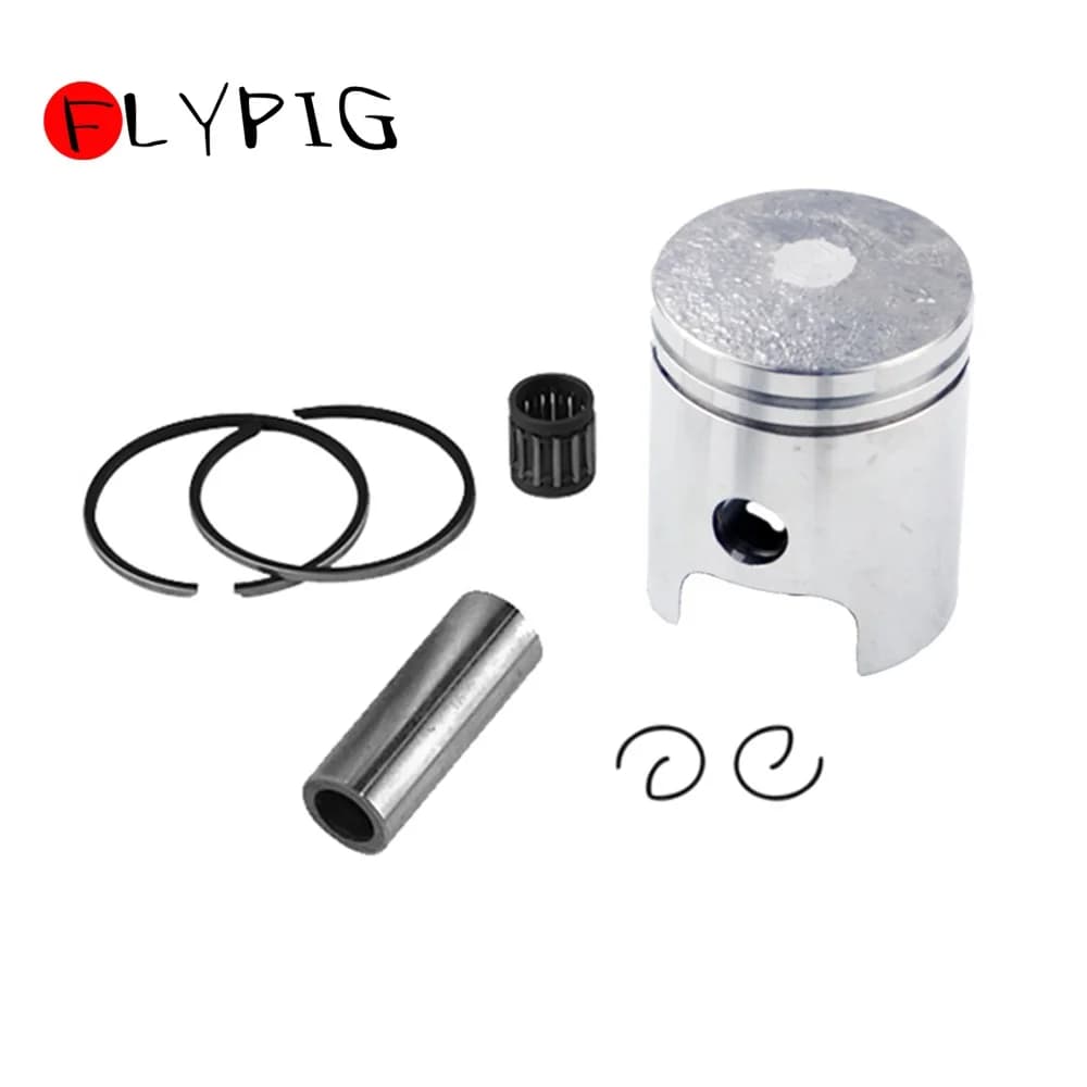 FLYPIG – Kit de Piston 40mm, goupille d'anneau pour Yamaha PW50 PW 50 1979-2005 2006 2007 2008 2009