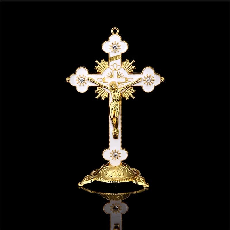 Grande statue de croix ANE Ifix Station, Christ catholique, Jésus, grande prière religieuse, décoration d'église, voiture