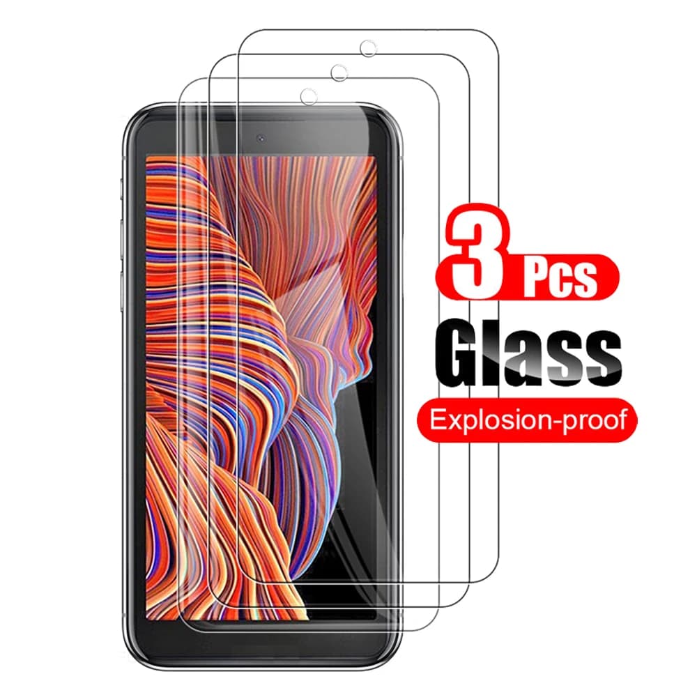 Protecteur d'écran en verre pour Samsung Galaxy Xcover5 X Cover 7 5 6 Pro, 3 pièces
