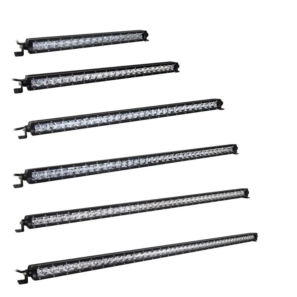 Barre lumineuse LED Super simple, 20, 25, 32, 38, 44, 50 pouces, 120, 150, 210, 240W, lampe pour voiture tout-terrain, SUV, 4WD, bateau ATV