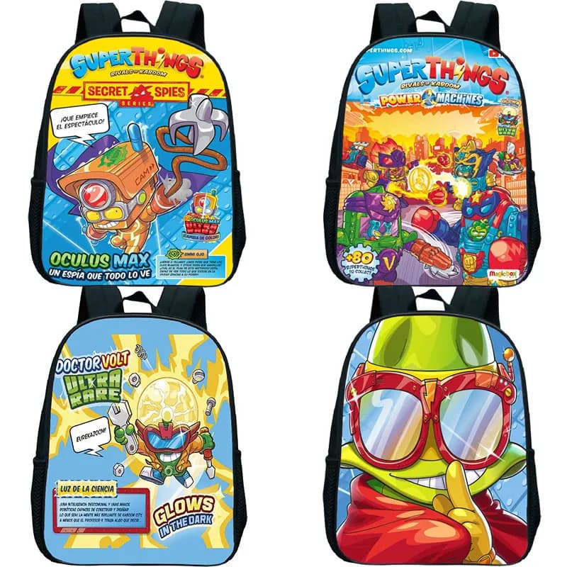 Jeu chaud Superzings série 8 sac d'école maternelle enfants sac à dos SuperThings dessin animé sac à dos Mochila pour enfants garçons filles