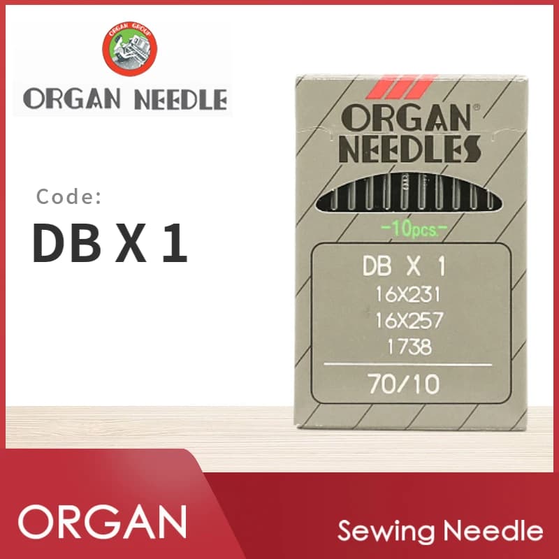Aiguilles pour Machine à coudre DBX1 ORGAN, 10 pièces, pour point noué industriel, accessoires de couture japonais DB * 1 16x231, tricot JUKI BROTHER