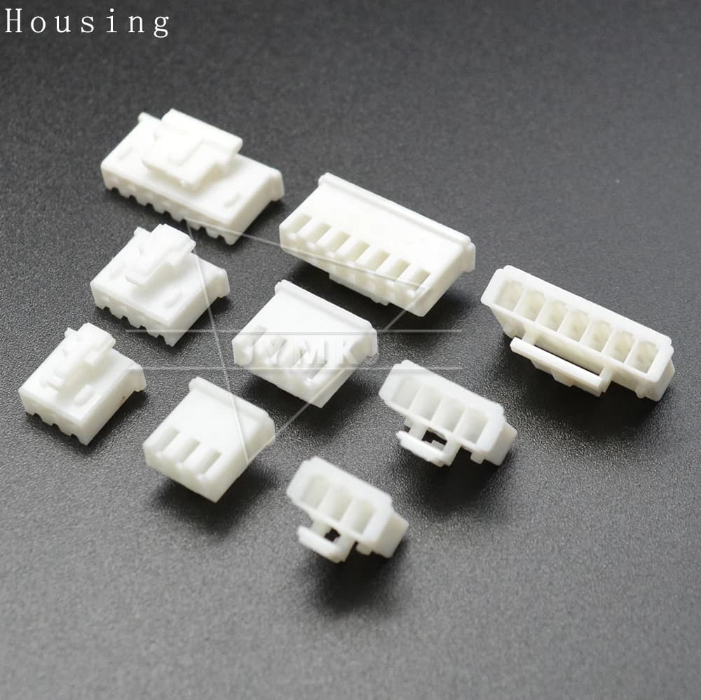 Connecteur de coque d'insertion à 6 broches, XHB Bring strucRubber Shell, XH2.54 Bring Lock, 2.54mm, 2P, 3P, 4P, 5P, 6 P, 7P8P, 50 pièces