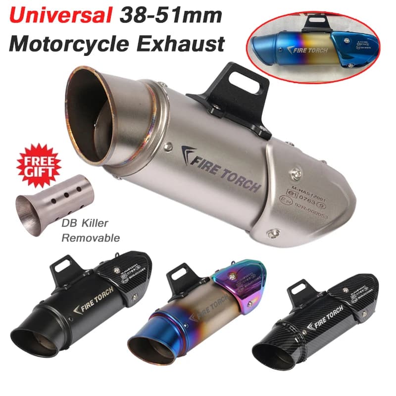 Silencieux de motocross modifié pour Ninja 400 R3 MT-03 CBR1000RR
