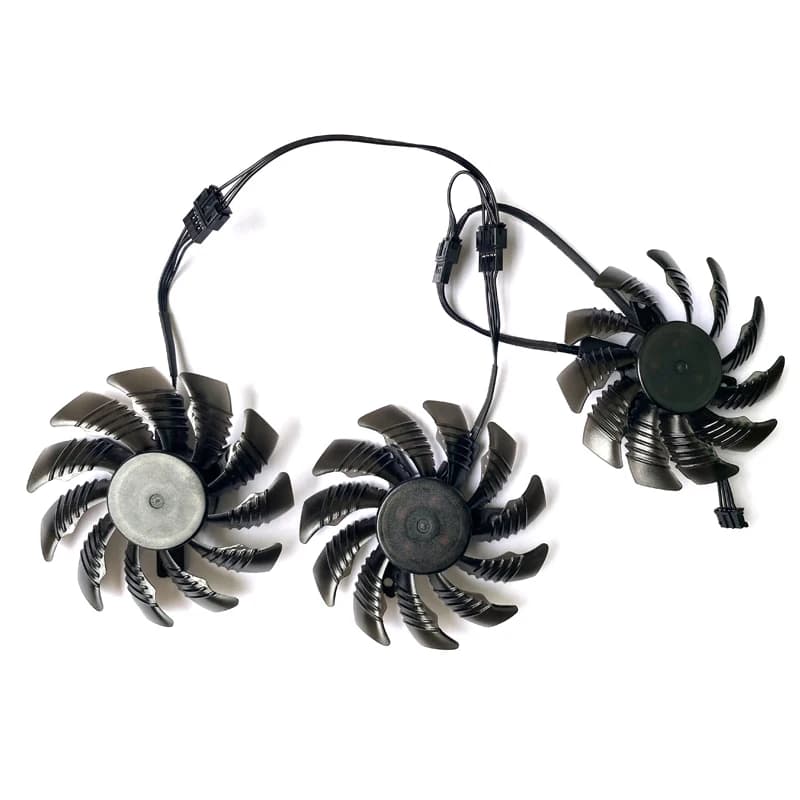 Ventilateur pour carte graphique Gigabyte GeForce GTX 2060 SUPER AORUS 6G RTX2060 RTX3060 RTX3070, 75MM, 4 broches, 3 pièces, nouveau