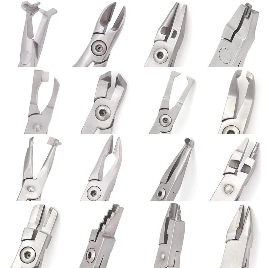 Pince orthodontique dentaire, coupe d'extrémité distale, coupe de Ligature, pince de retrait de bande, outil d'instrument dentaire en acier inoxydable
