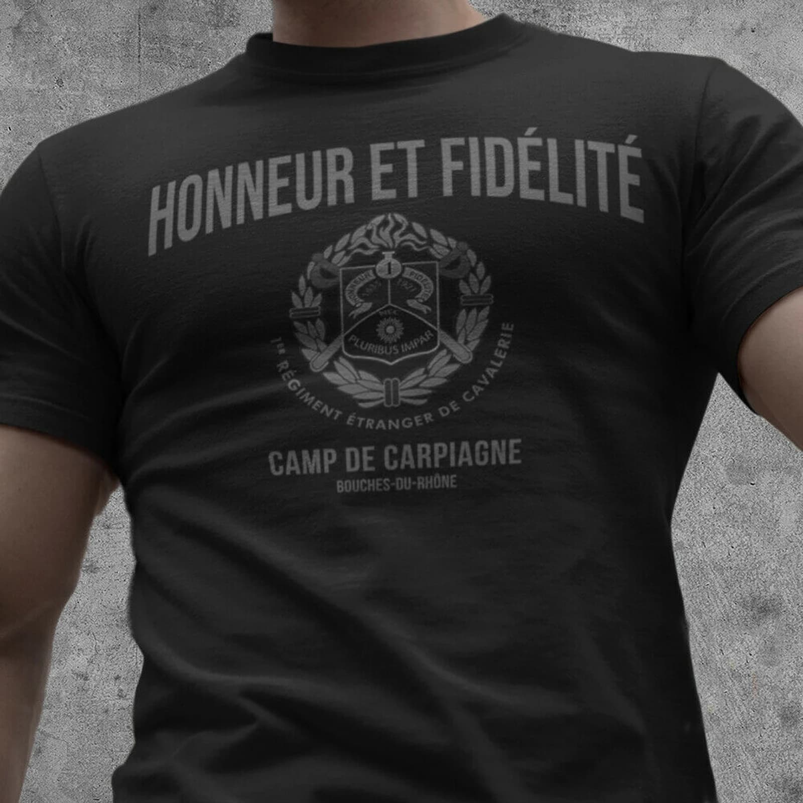 T-shirt avec emblème du régiment de cavalerie, devise de la Légion étrangère française. T-shirt d'été en coton à manches courtes et col rond pour hommes, nouveau S-3XL