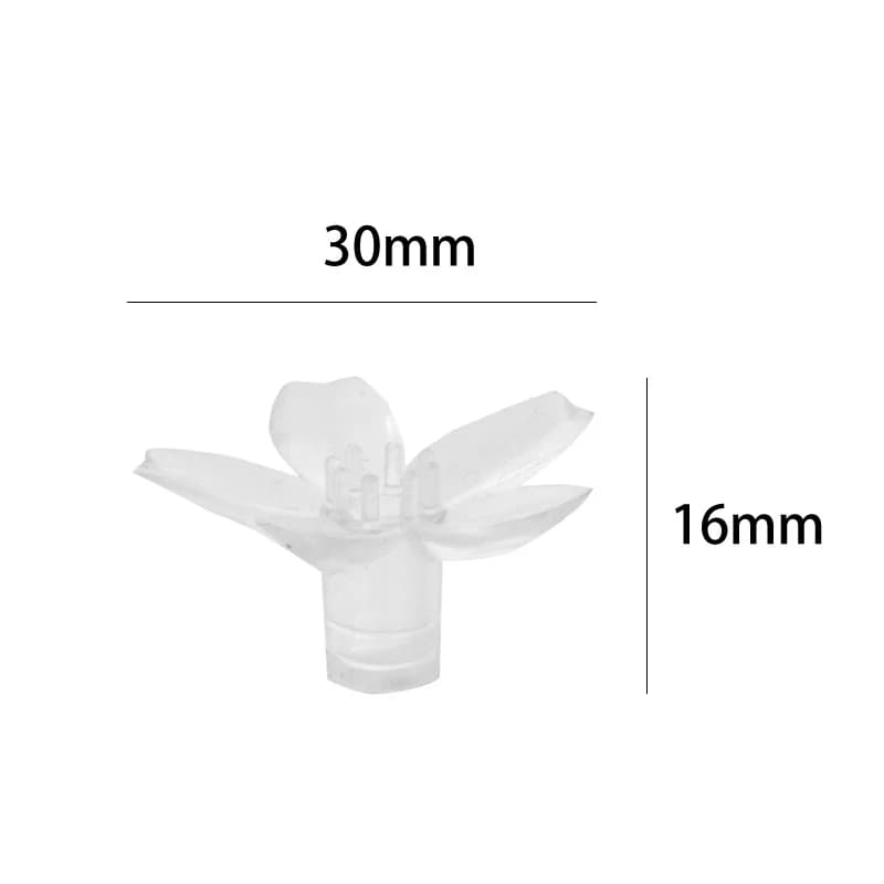 Accessoires de guirlande LED en Silicone souple, décorations de fleurs de cerisier pour guirlandes lumineuses, décorations de noël et de vacances, 100 pièces