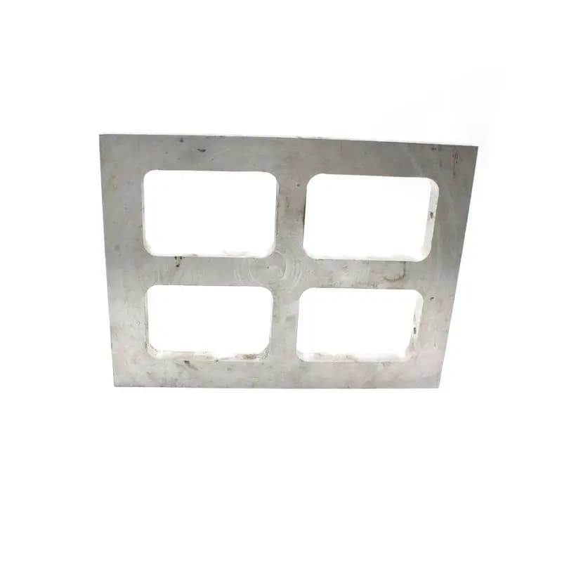 Cadre de moule en aluminium pour moulage de bijoux, 4 grilles, épaisseur de 12mm, moule de vulcanisation, matrice en caoutchouc